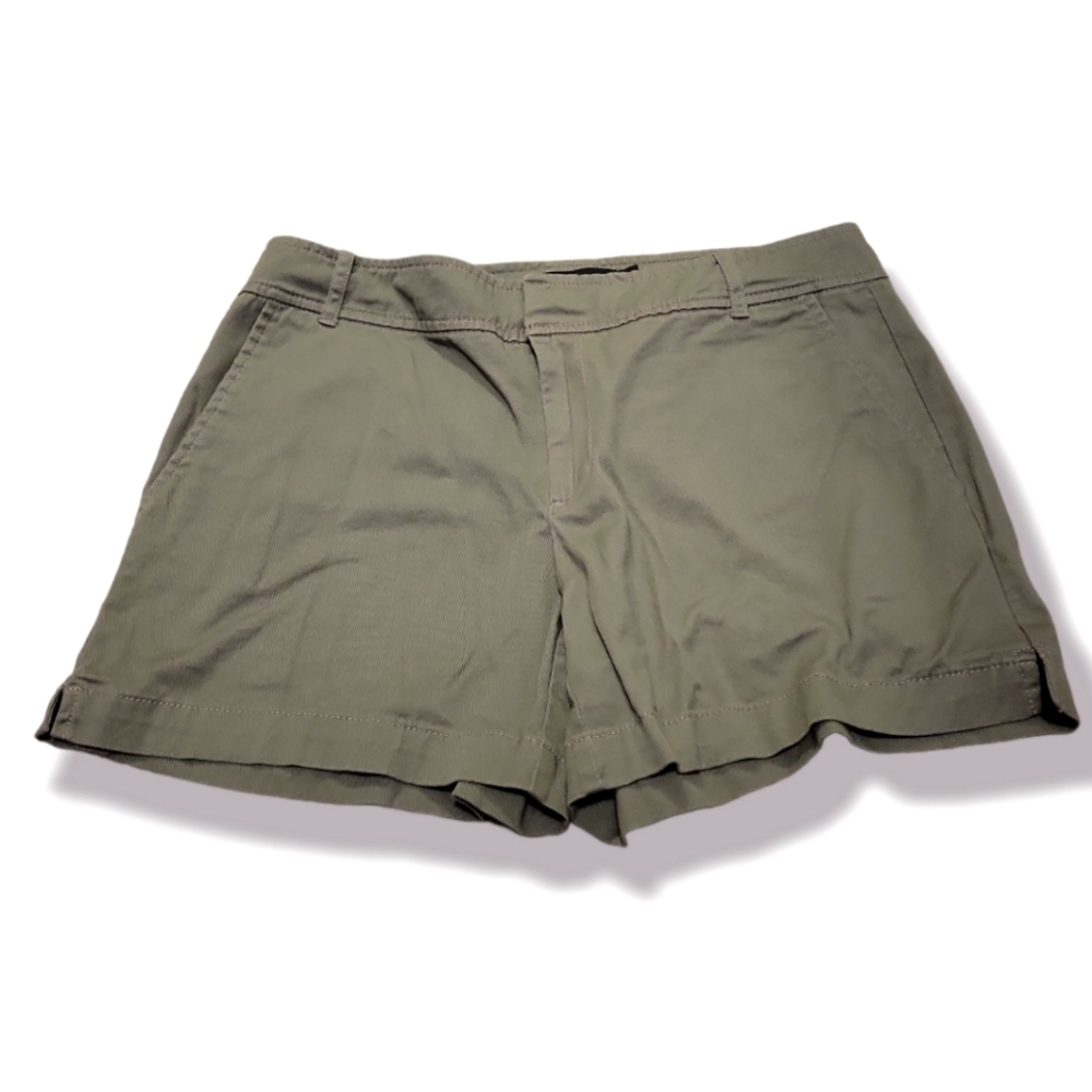New York & Company Green High Waisted Shorts